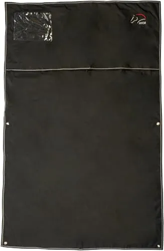 HKM Team Boxenvorhang Schwarz 130 x 200 cm