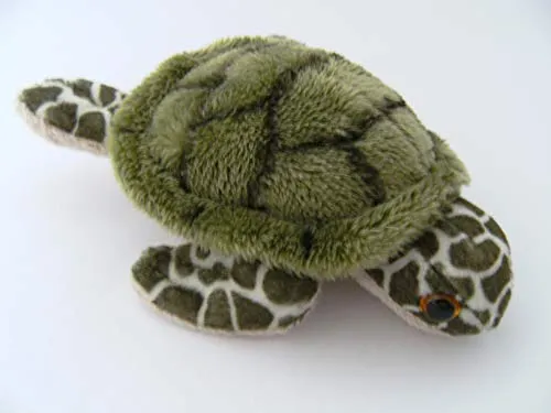 Unbekannt Pettie 12 cm Kuscheltier Plüschtier Schildkröte, Spielfigur, Grün