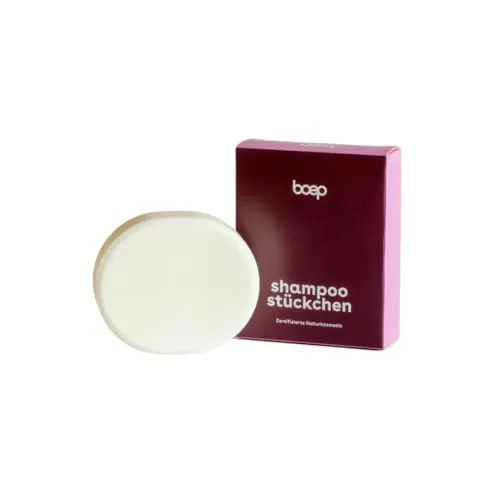 boep Shampoostückchen (60g) – Festes Shampoo Naturkosmetik – Parfümfrei, vegan & plastikfrei – Sensitiv Shampoo Bar für Kinder & Erwachsene – Mit Arganöl, Bio-Sheabutter & Bio-Kakaobutter