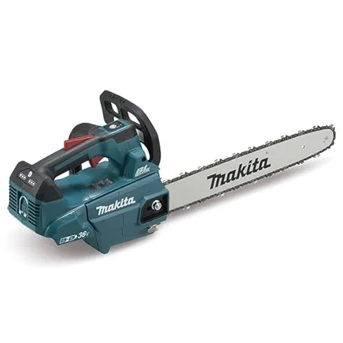 Makita DUC406Z Kettensäge 18Vx2 LXT 40cm - Kettensäge 40 cm mit leistungsstarkem 18 Vx2 LXT BL-Motor, ideal für präzise Schnitte. Turbo-Drehmomentmodus für schnelle Ergebnisse und Akkuanzeigen für optimale Kontrolle.