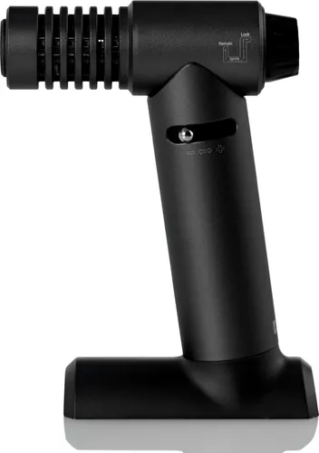 Brulée Flambierbrenner schwarz von AdHoc - Küchengeräte-Zubehör mit einstellbarer Flammenintensität, ideal zum Karamellisieren und Bräunen von Gerichten und Desserts.