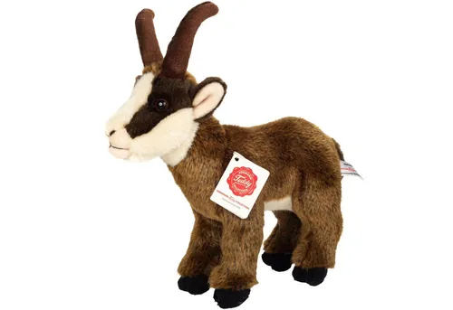 Teddy Hermann 90811 Gämse braun 23 cm Kuscheltier - Stofftier & Teddybären, nachhaltiges und kuscheliges Plüschtier in Premium-Qualität, ideal für Kinder ab 18 Monaten und pflegeleicht waschbar.