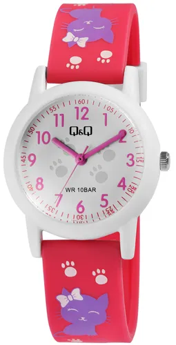 Q&Q Kinderuhr mit Silikonarmband, 10 Bar wasserdicht