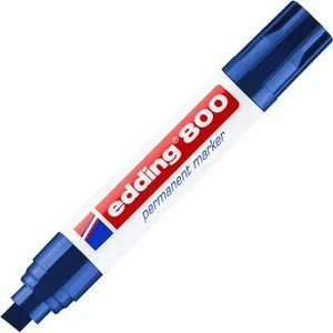 edding 800 Permanentmarker Extra Breit Keilspitze 4 - 12 mm Blau