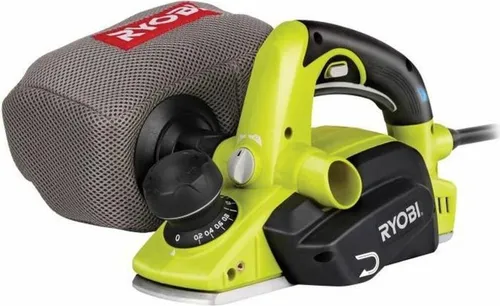 Ryobi EPN6082CHG Elektrohobel, 600 W, 82 mm - Elektrohobel mit 600 W Leistung und 82 mm Hobelbreite. Automatische Messerhalterung und DustTech™-Technologie sorgen für präzises Arbeiten ohne Beschädigungen.