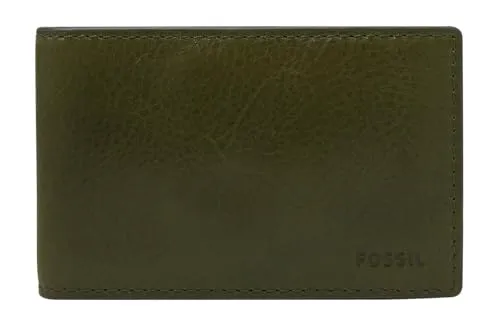 Fossil Geldbörse Andrew - Elegante Lederbörse - Geldbörsen aus echtem Leder mit 4 Kreditkartenfächern und Sichtfach, ideal für stilbewusste Männer, die Ordnung und Eleganz schätzen.