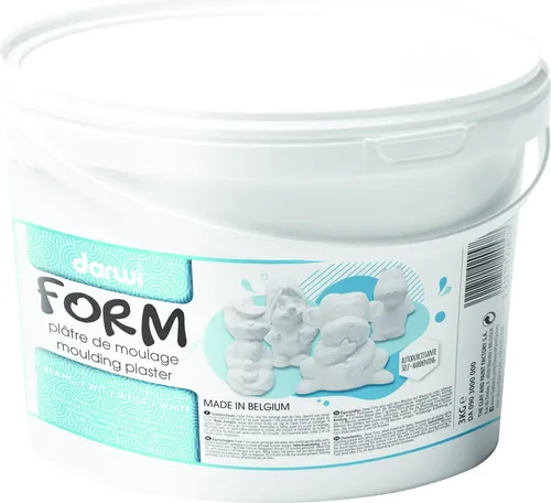 Darwi DA0903000000C Professionelle Modelliermasse 3 kg - Modelliermasse für kreative Projekte, ideal zum Gießen von Formen aus Latex und Silikon. Einfach zu verwenden, schnelltrocknend und verziere deine Kreationen nach dem Trocknen!