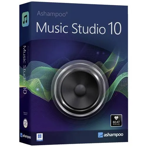 Ashampoo Music Studio 10 Vollversion, 1 Lizenz Windows Musik-Software