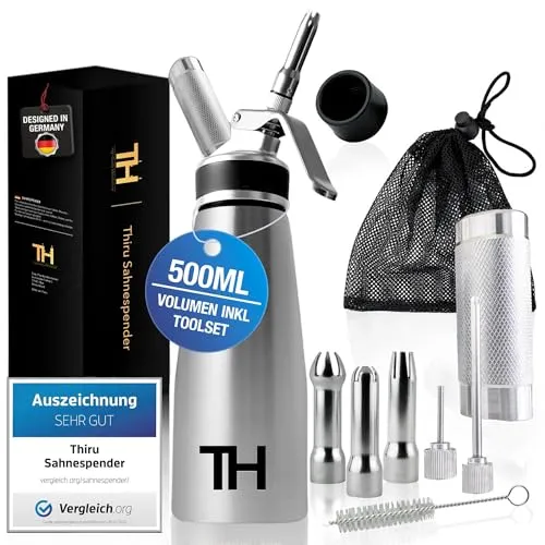 Thiru Sahnespender Edelstahl 500ml
