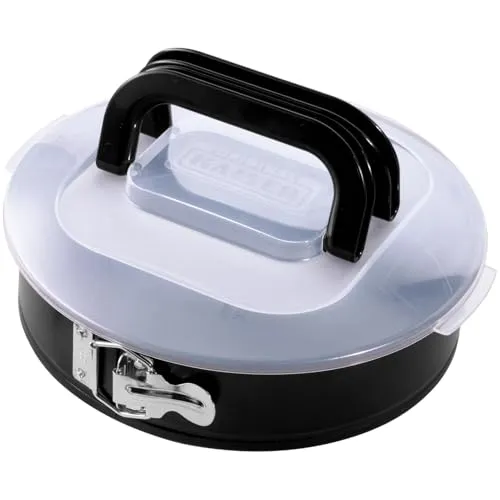 ORIGINAL KAISER Inspiration Springform 26 cm - Springform mit Flachboden und auslaufsicherem Rand, ideal für gleichmäßiges Backen und sicheres Transportieren dank praktischer Haube.