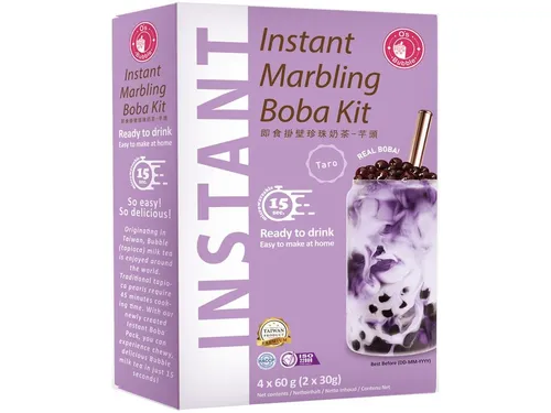 MHD 05.11.2025 O's Bubble Instant Marbling Boba Tee Kit TARO 240g Tapiokaperlen