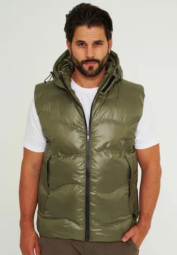 SOULSTAR Steppweste S2CHOWD Herren Pufferweste mit Kapuze Winterweste Outdoor-Weste Bodywarmer