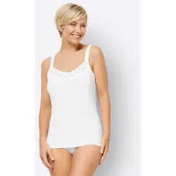 Witt Achselhemd Achselhemd Ärmellos (2-St) weiß 46