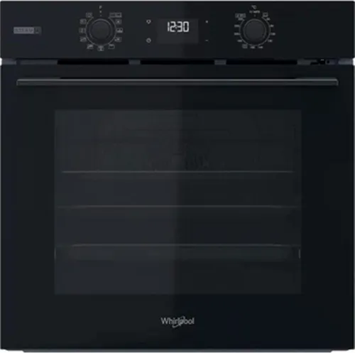 Whirlpool OMSK58RU1SB Einbaubackofen - Schwarz - Elektrischer Einbaubackofen mit 71 l Garraum, selbstreinigend und 10 Kochprogrammen, ideal für vielfältige Zubereitungen in der Küche.