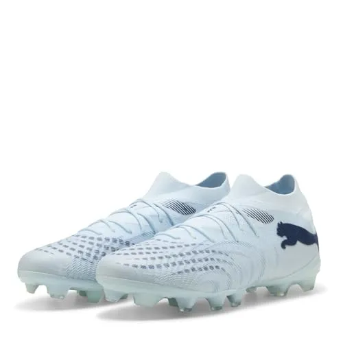 Puma Future 9 Match FG/AG Fußballschuhe – icy blue-blue jewel (03) 10.5 - Erleben Sie Kontrolle und Präzision auf dem Spielfeld mit den Puma Future 9 Match FG/AG Schuhen. Hergestellt aus recycelten Materialien, bieten sie eine flexible Passform und optimalen Grip für explosive Bewegungen.