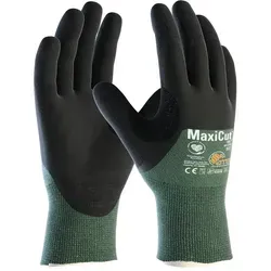 ATG Handschuhe 44-305 MaxiCut® Oil™ - Schnittschutzhandschuhe in grün/schwarz - Schnittschutzhandschuhe für maximale Sicherheit bei der Arbeit, ideal für handwerkliche Tätigkeiten und ölige Umgebungen.