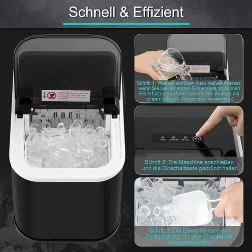 Neu Eiswürfelmaschine 15kg