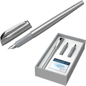 Schneider Schreibset Callissima 143812, anthrazit, Kunststoff, Füller und Zubehör, Etui