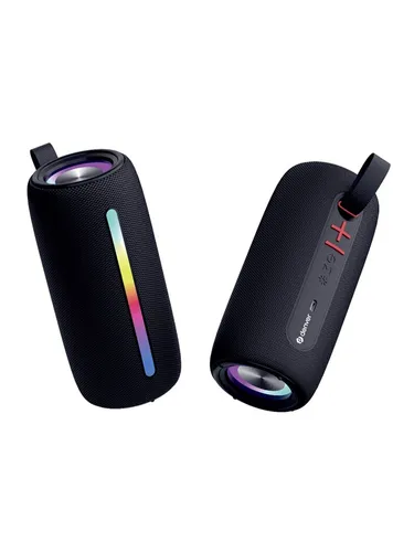 DENVER BTL-360B Tragbarer Bluetooth Lautsprecher - Tragbare Party Lautsprecher mit 10 Watt Leistung, kabellos und ideal für jede Feier oder unterwegs.
