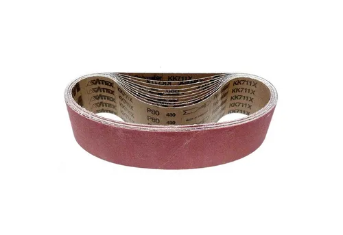 VSM Schleifpapier KK711X 10er Set, 75 x 762 mm - Zubehör für Elektrowerkzeug, wasserfest bis P80 und ideal für präzise Schleifarbeiten.