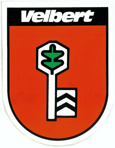 Aufkleber Wappen Velbert 115 x 90 mm  Sticker Tattoo Auto