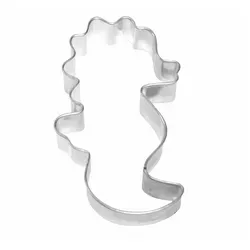 Birkmann Ausstechform Seepferd 8 cm, Weißblech silberfarben