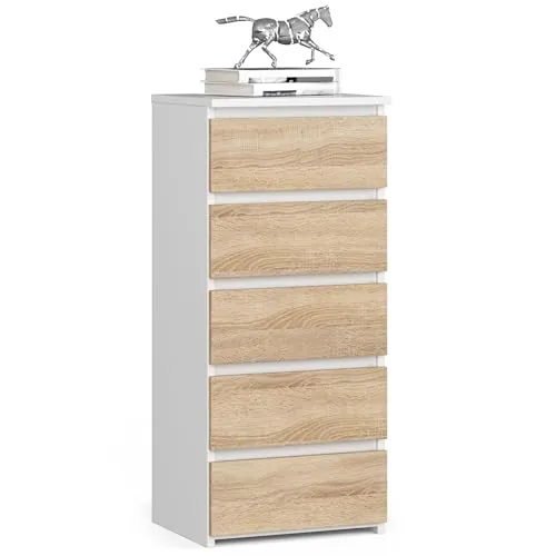 MILORD Kommode CL5 mit 5 Schubladen