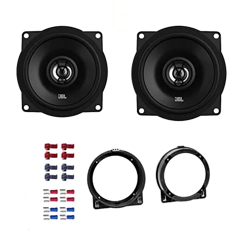 JBL Stage1 51F Auto Lautsprecher Boxen 300 Watt - Car-HiFi-Lautsprecher für Honda Jazz GD 2001-2008, 2-Wege Koaxial mit 300 Watt Maximalleistung, ideal für kraftvollen Klang und einfache Installation in den Vordertüren.