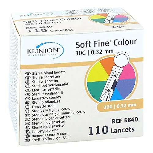 Klinion Soft Fine Colour Lanzetten 30 G