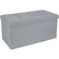 Bettbank grau, Maße (cm): B: 76 H: 38