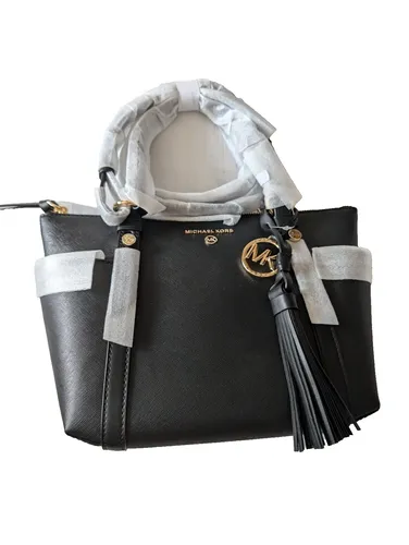 Michael Kors Sullivan Handtasche - Damen | schwarz 30T0GNXT1L-001 - Elegante Michael Kors Sullivan Handtasche aus Saffiano-Rindsleder, ideal für jeden Anlass und mit stilvollem Design. Perfekt für modebewusste Frauen, die praktische Eleganz suchen.