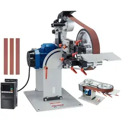 VEVOR Bandschleifmaschine 1828,8x50,8mm - Schleifmaschine mit stufenlos einstellbarer Geschwindigkeit und 3 Schleifmodi für flexiblen Einsatz. Ideal für präzises Schleifen in der Werkstatt oder im Heimwerkerbereich.