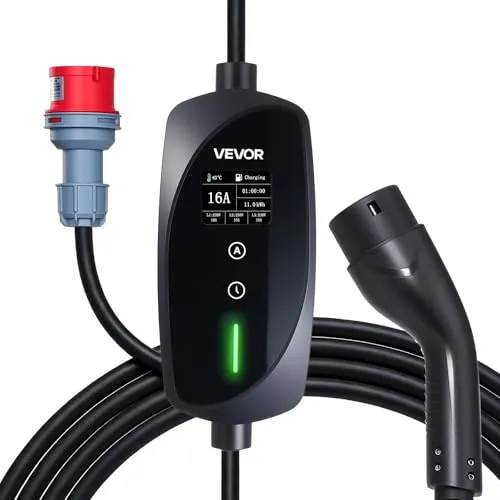 VEVOR Mobile Wallbox 11kW mit 8m Ladekabel