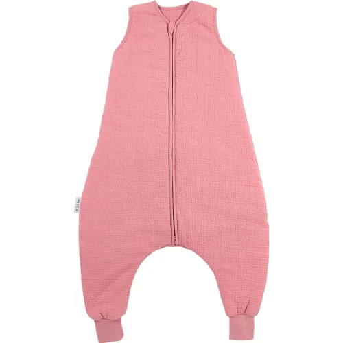 Meyco Baby Ganzjahres-Sleepoverall Musselin 2.0 TOG - Bequemer Ganzjahres-Sleepoverall für Babys aus weichem Musselin. TOG 2.0 für optimalen Komfort, mit langem Reißverschluss für einfaches An- und Ausziehen und hervorragender Bewegungsfreiheit.