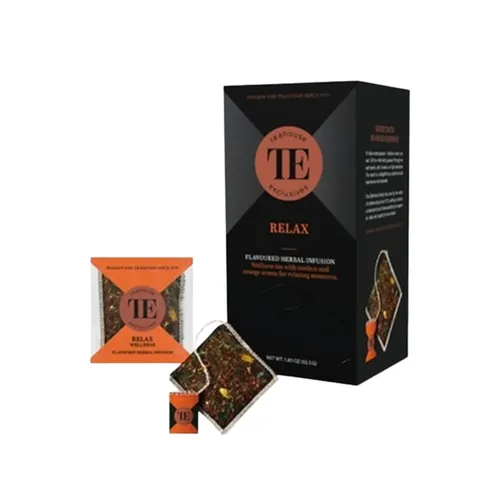 TEAHOUSE Luxury Tee Relax Rooibos Orange 15 x 3,5 g – Entspannender Rooibostee