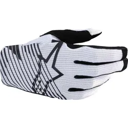 Alpinestars Radar Pro Motocross Handschuhe, weiss, Größe XL für Männer - Motorradhandschuhe mit einlagiger Handfläche aus synthetischem Wildleder für hohen Komfort und Bewegungsfreiheit, ideal für leidenschaftliche Motocross-Fahrer.