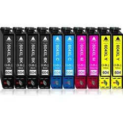 10er Pack Druckerpatronen 604 604XL für Epson XP-2200 - Hochwertige, kompatible Druckerpatronen für Epson XP-2200. Mit XL-Füllmenge für längeres Drucken und weniger Wechsel. Ideal für brillante, langlebige Druckergebnisse.