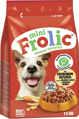 Frolic Hundetrockenfutter Adult Mini 1,5 kg Geflügel