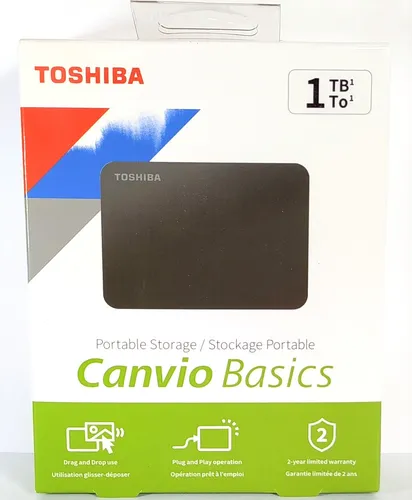 Toshiba 1TB Canvio Basics Portable External Hard Drive
