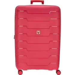 RONCATO Koffer Skyline - 4-Rollen-Trolley L 79 cm (Ciliegia) - Eleganter 4-Rollen-Trolley in der Farbe Ciliegia mit TSA-Schloss und erweiterbarem Stauraum bis 140 Liter, ideal für stilbewusste Reisende.