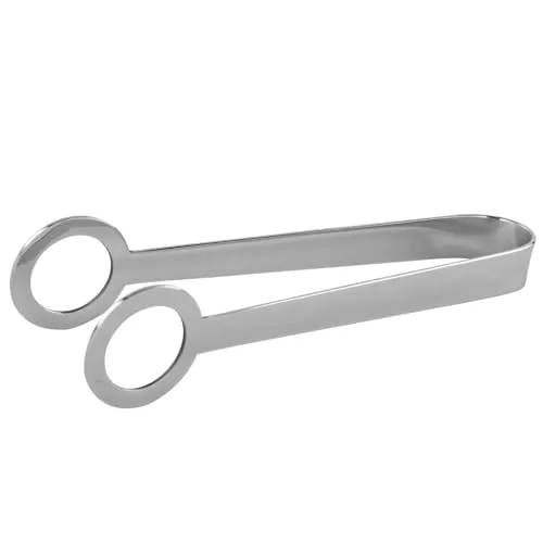 Fink Eiswürfelzange 16 cm aus Edelstahl Greifzange für Eiswürfel