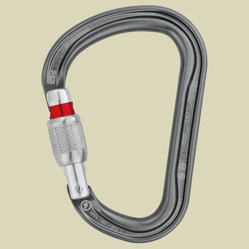 Petzl William Screw-Lock Verschluss-Karabiner birnenförmiger Verschluss-Karabine