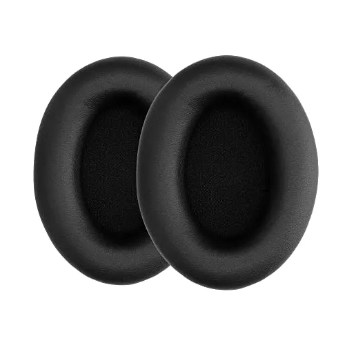 kwmobile 2X Ohrpolster kompatibel mit Sony WH-1000XM4 Polster - Kopfhörer Polster aus Kunstleder für Over Ear Headphones