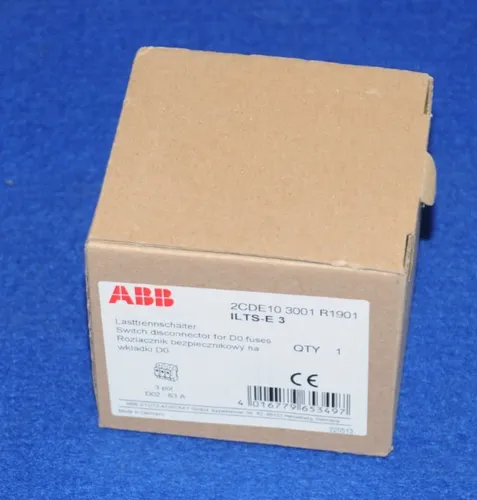 ABB ILTS-E3D0 2CDE103001R1901 Sicherungs-Lasttrennschalter - Sonstige Elektroinstallationsartikel, zuverlässiger 3-poliger Lasttrennschalter mit 63A für sichere Stromtrennung und Schutz von elektrischen Anlagen.
