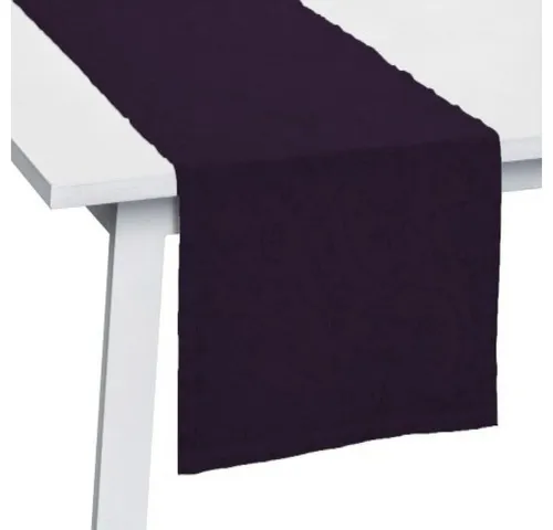 PICHLER Tischläufer Rona 50 x 150 cm – Eleganter Used-Look in lila von Pichler