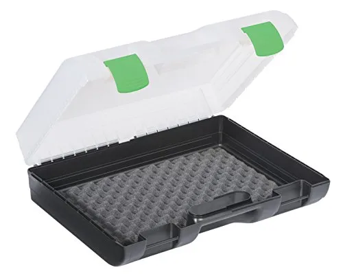 Allit Maschinenkoffer, 1 Stück, Schwarz, Transparent, 458685
