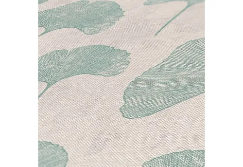 A.S. Création Vliestapete Ginkgo Blattmuster 38966-3 - Tapeten mit elegantem Ginkgo-Design, perfekte Wahl für modernes Wohnen und frischen Wind in deinen Räumen.