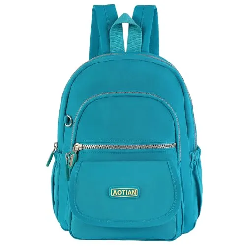 AOTIAN Mini Rucksack Für Mädchen Und Damen Leichtgewicht Kleine Lässiger Daypacks Tasche 7 Liter Türkis