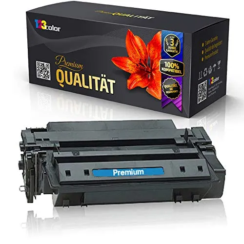 123Color Alternative Tonerkartusche kompatibel für HP Laserjet M3027MFP M3027XMFP M3035MFP M3035XSMFP P3003 DN P3003x P3004 P3004d P3004n P3005 P3005D P3005 DN P3005N P3005X Q7551X HP 51A HP 51X