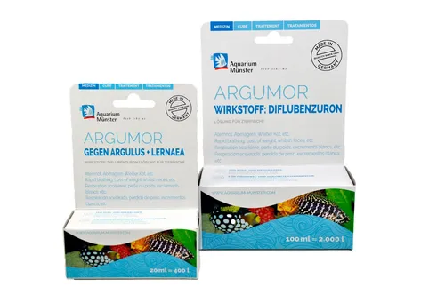 Aquarium Münster Argumor 20ml gegen Haut-, Kiemen-, Band-, Ankerwürmer usw.